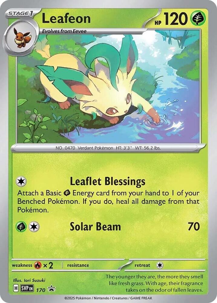 Leafeon 170 - Monster Mart - Pokémon Cards Australia
