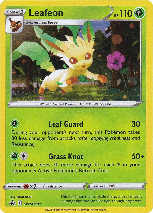 Leafeon SWSH191 - Monster Mart - Pokémon Cards Australia