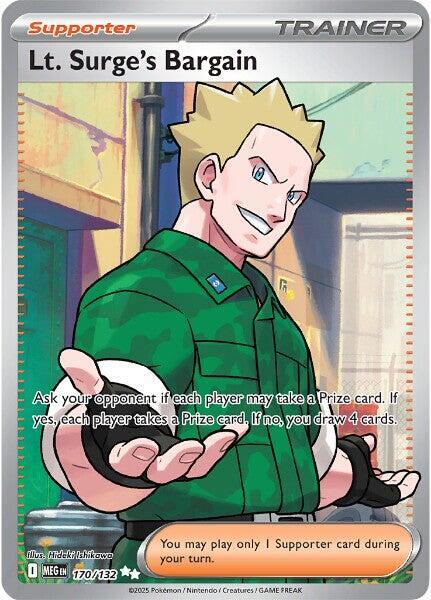 Lt. Surge's Bargain 170/132 - Monster Mart - Pokémon Cards Australia