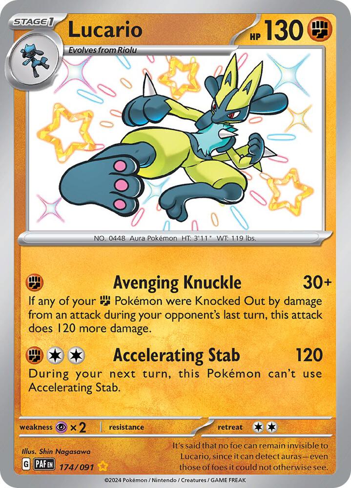 Lucario 174/091 - Monster Mart - Pokémon Cards Australia