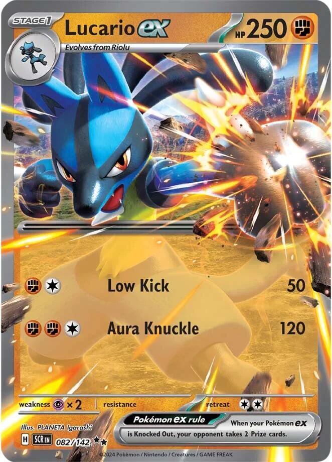 Lucario EX 082/142 - Monster Mart - Pokémon Cards Australia