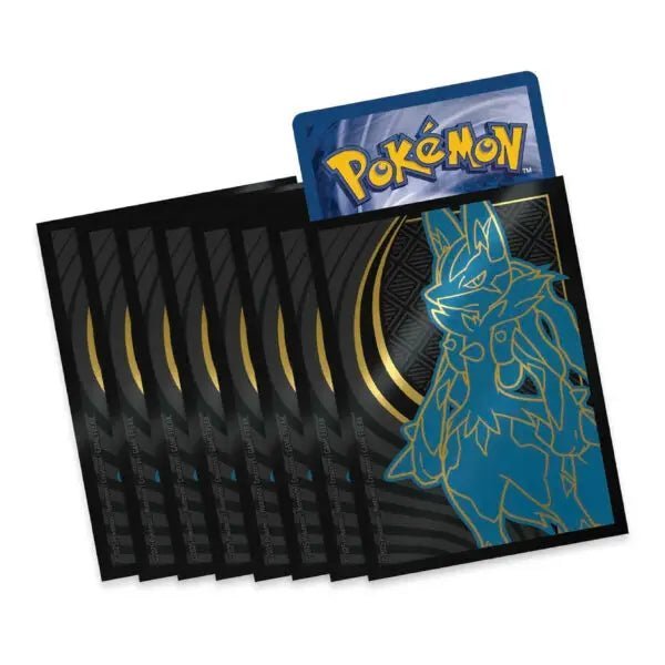 Lucario Mega Evolutions Card Sleeves - Monster Mart - Pokémon Cards Australia