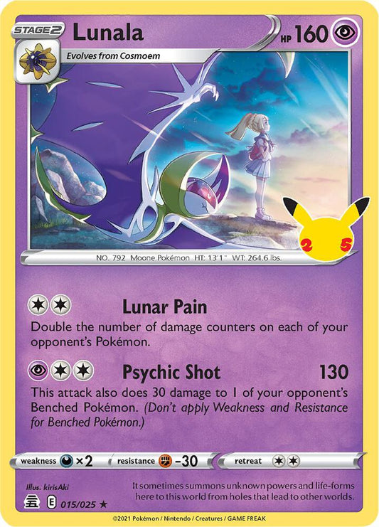 Lunala 015/025 - Monster Mart - Pokémon Cards Australia