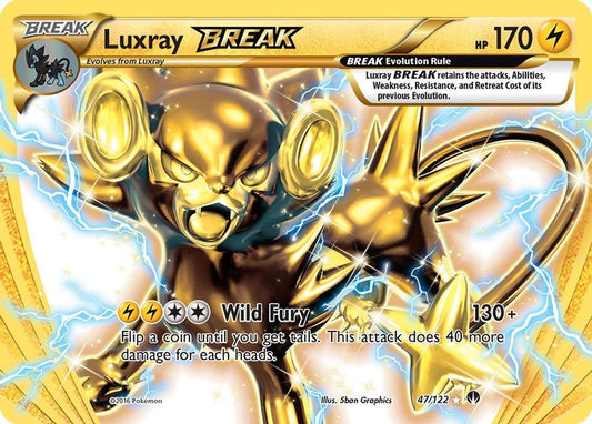Luxray BREAK 47/122 - Monster Mart - Pokémon Cards Australia