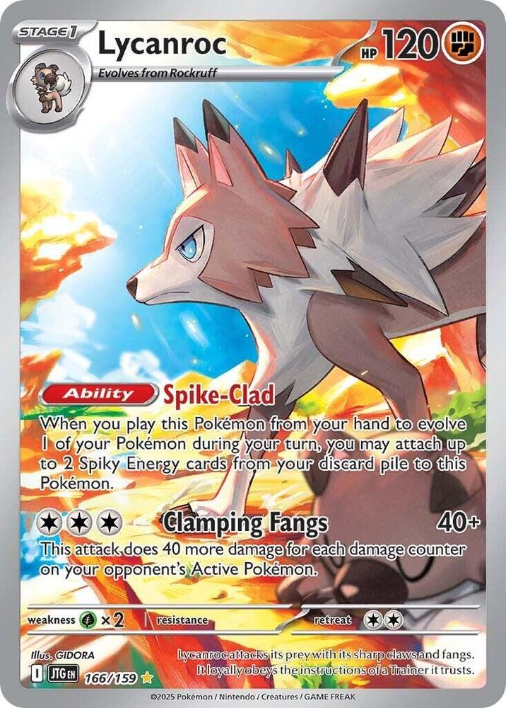 Lycanroc 166/159 - Monster Mart - Pokémon Cards Australia