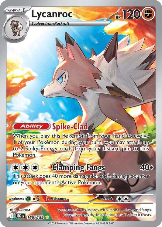 Lycanroc 166/159 - Monster Mart - Pokémon Cards Australia