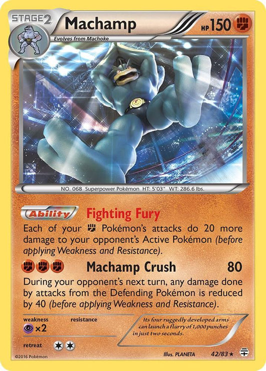 Machamp Holo 42/83 - Monster Mart - Pokémon Cards Australia