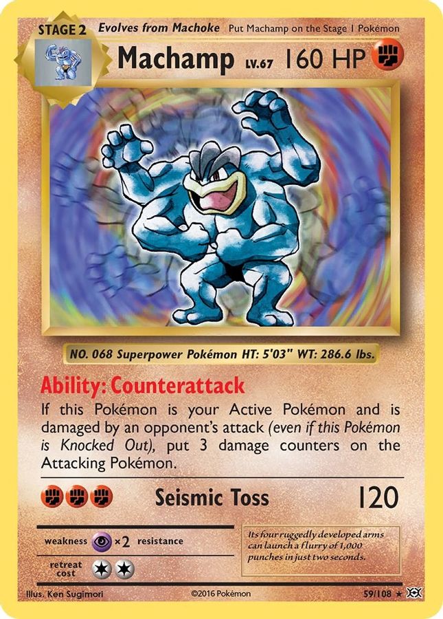 Machamp Holo 59/108 - Monster Mart - Pokémon Cards Australia