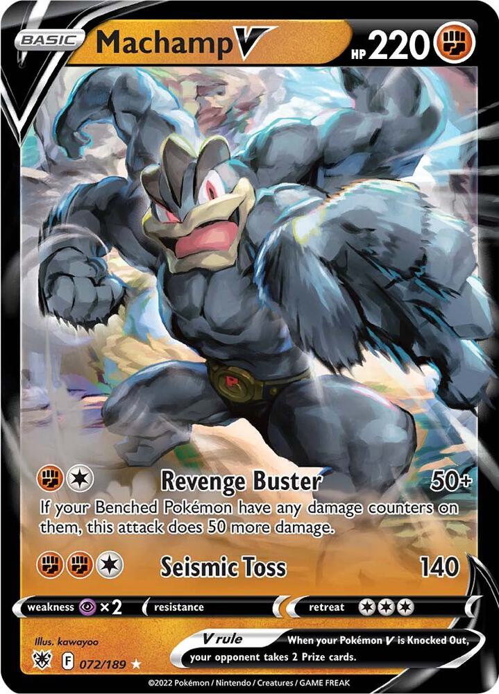 Machamp V 072/189 - Monster Mart - Pokémon Cards Australia