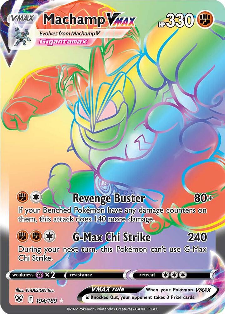 Machamp VMAX 194/189 - Monster Mart - Pokémon Cards Australia