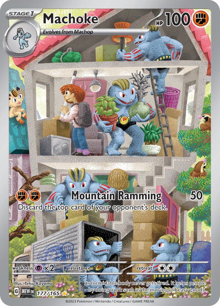 Machoke 177/165 - Monster Mart - Pokémon Cards Australia