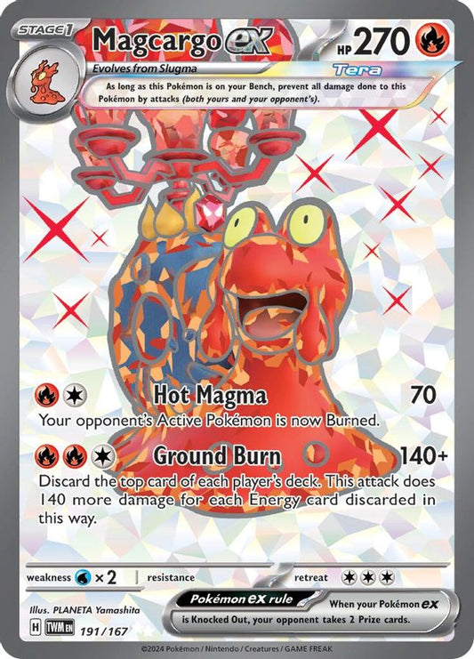 Magcargo EX 191/167 - Monster Mart - Pokémon Cards Australia