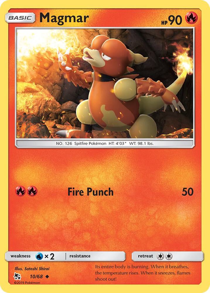 Magmar Reverse Holo 10/68 - Monster Mart - Pokémon Cards Australia