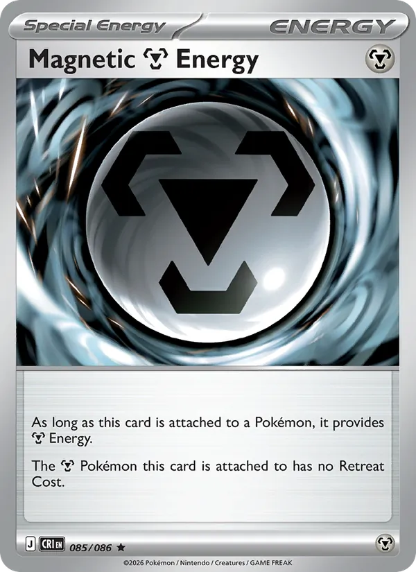 Magnetic Metal Energy Holo 085/086 - Monster Mart - Pokémon Cards Australia