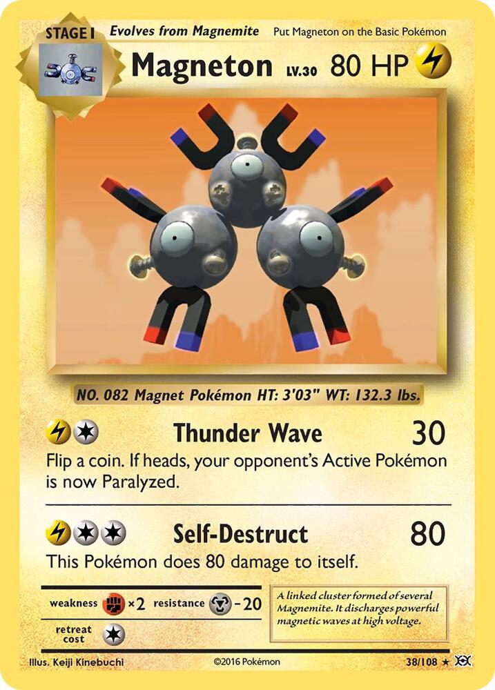 Magneton Holo 38/108 - Monster Mart - Pokémon Cards Australia