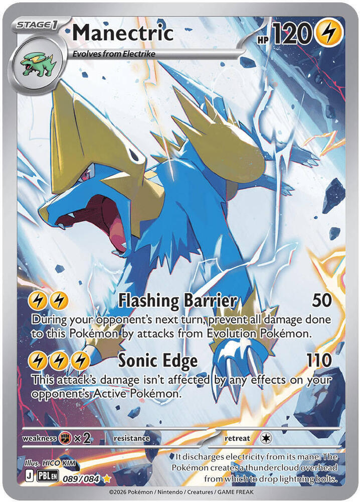 Manectric 089/084 - Monster Mart - Pokémon Cards Australia