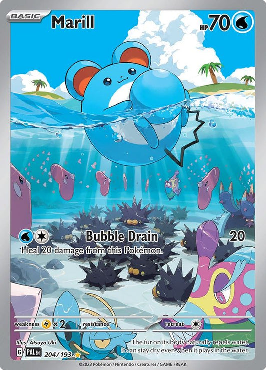 Marill 204/193 - Monster Mart - Pokémon Cards Australia