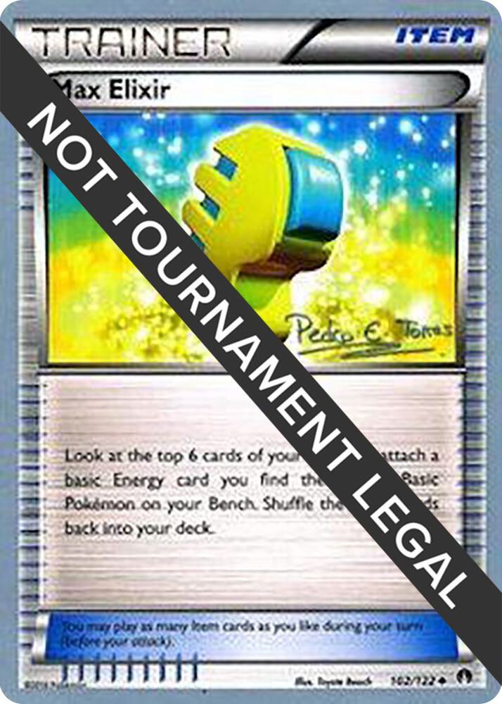 Max Elixir 102/122 - Pedro Eugenio Torres - World Championships 2018 - Monster Mart - Pokémon Cards Australia