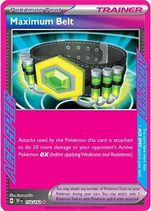 Maximum Belt 154/162 - Monster Mart - Pokémon Cards Australia