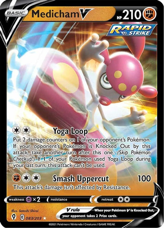 Medicham V 083/203 - Monster Mart - Pokémon Cards Australia