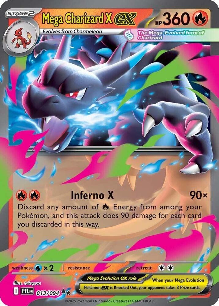 Mega Charizard EX 013/094 - Monster Mart - Pokémon Cards Australia