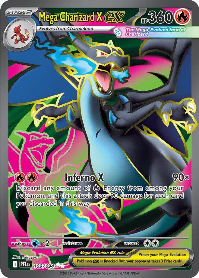 Mega Charizard EX 109/094 - Monster Mart - Pokémon Cards Australia
