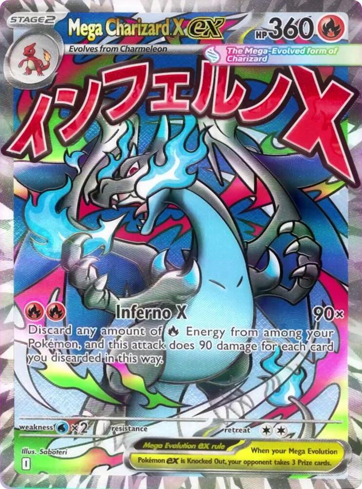Mega Charizard X EX 023 - Monster Mart - Pokémon Cards Australia