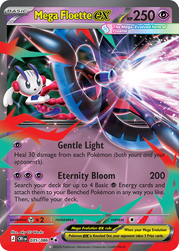 Mega Floette EX 035/086 - Monster Mart - Pokémon Cards Australia