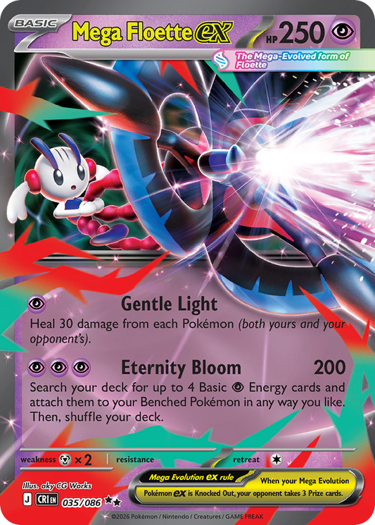 Mega Floette EX 035/086 - Monster Mart - Pokémon Cards Australia