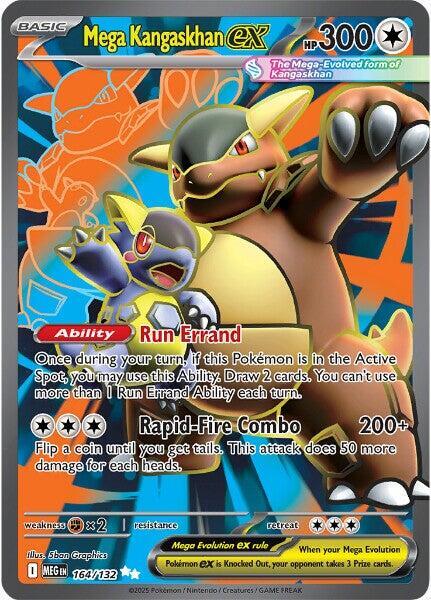 Mega Kangaskhan EX 164/132 - Monster Mart - Pokémon Cards Australia