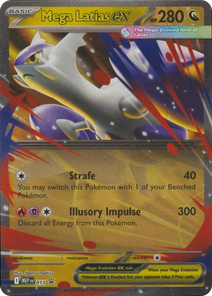 Mega Latias EX 011 - Monster Mart - Pokémon Cards Australia