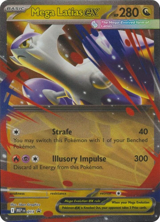 Mega Latias EX 011 - Monster Mart - Pokémon Cards Australia