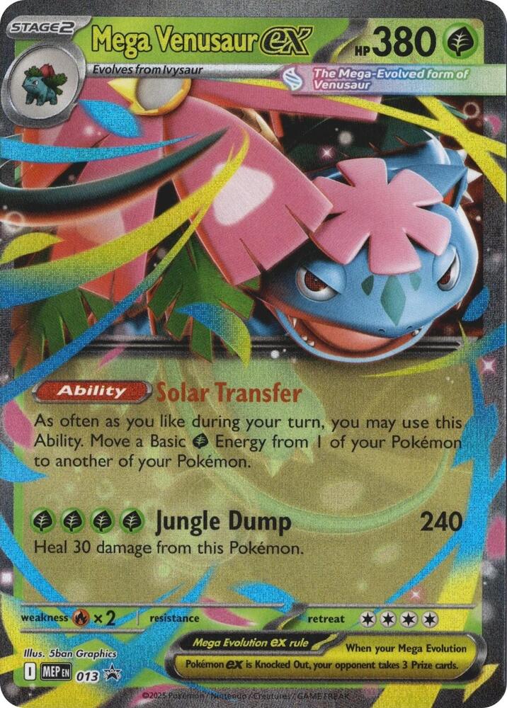 Mega Venusaur EX 013 - Monster Mart - Pokémon Cards Australia