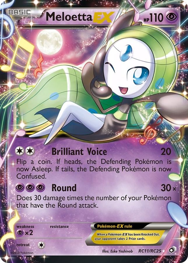 Meloetta EX RC11/RC25 - Monster Mart - Pokémon Cards Australia