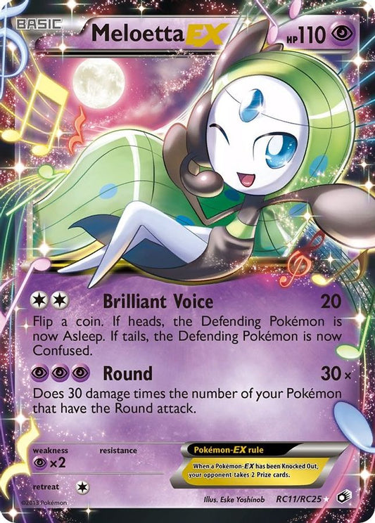 Meloetta EX RC11/RC25 - Monster Mart - Pokémon Cards Australia