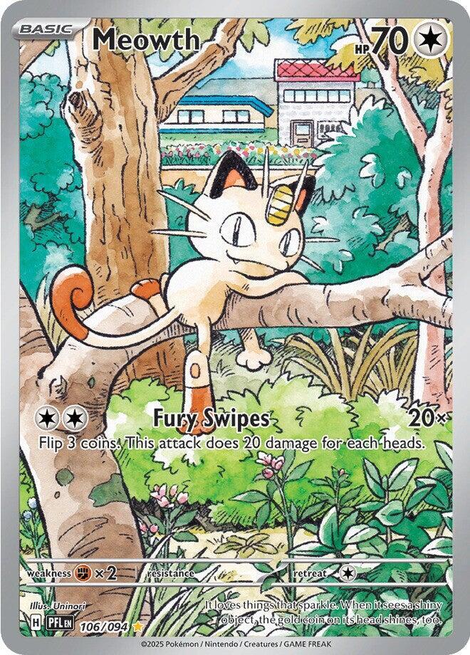 Meowth 106/094 - Monster Mart - Pokémon Cards Australia