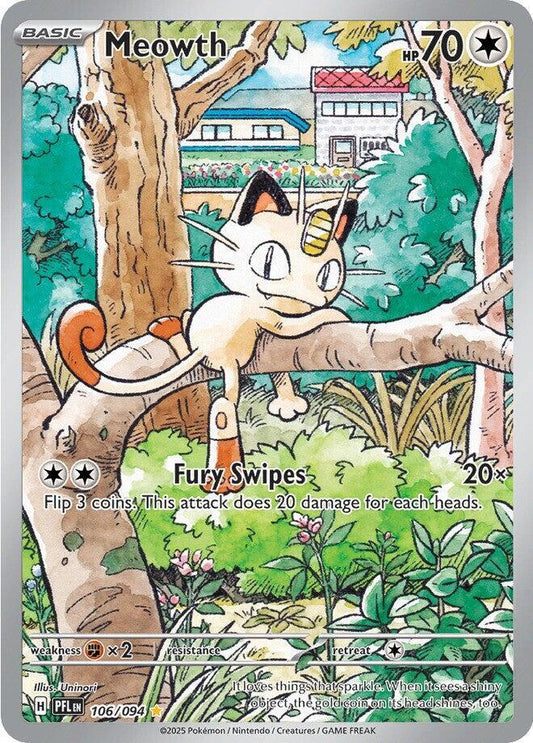 Meowth 106/094 - Monster Mart - Pokémon Cards Australia