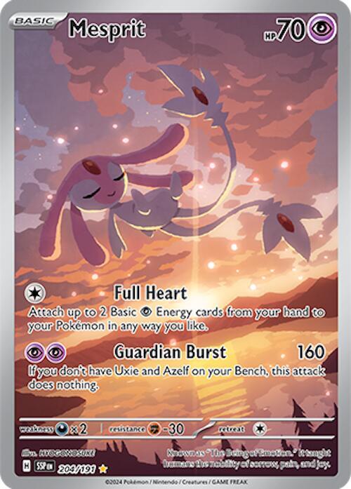 Mesprit 204/191 - Monster Mart - Pokémon Cards Australia