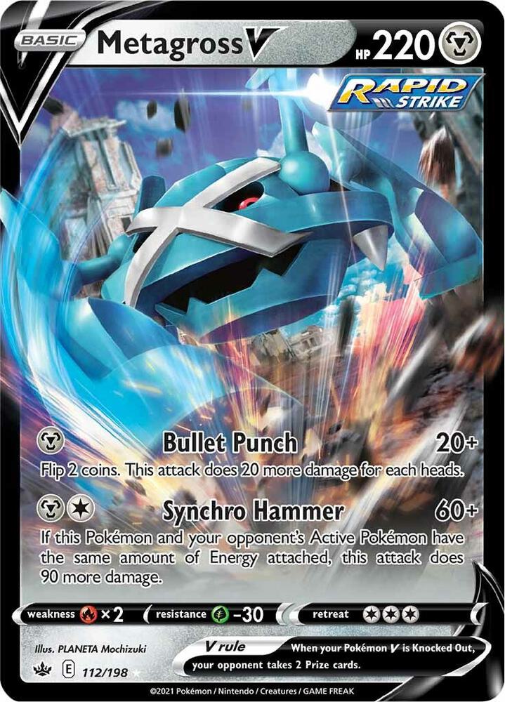 Metagross V 112/198 - Monster Mart - Pokémon Cards Australia
