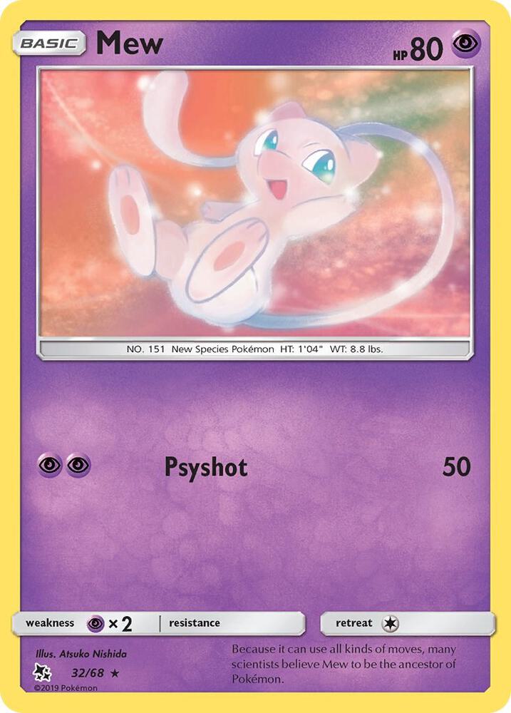 Mew 32/68 Common - Monster Mart - Pokémon Cards Australia