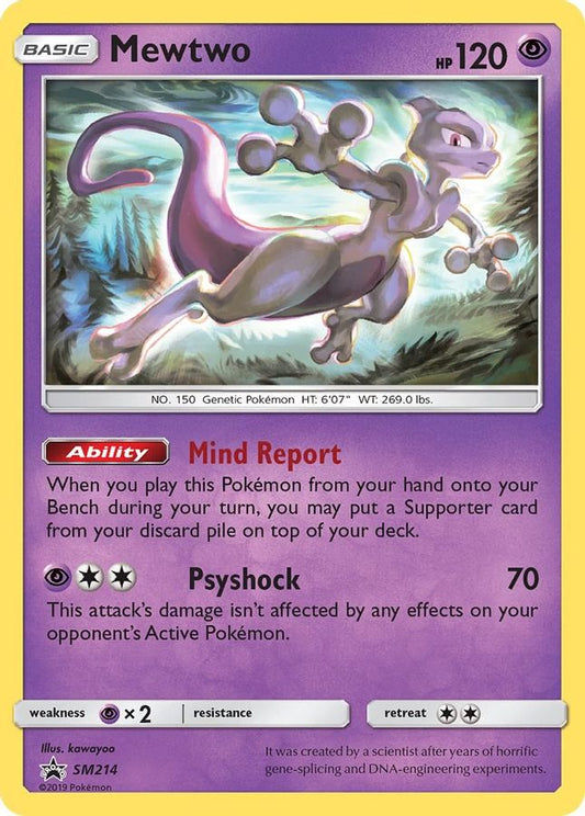 Mewtwo Holo SM214 - Monster Mart - Pokémon Cards Australia