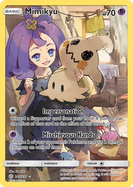 Mimikyu 245/236 - Monster Mart - Pokémon Cards Australia