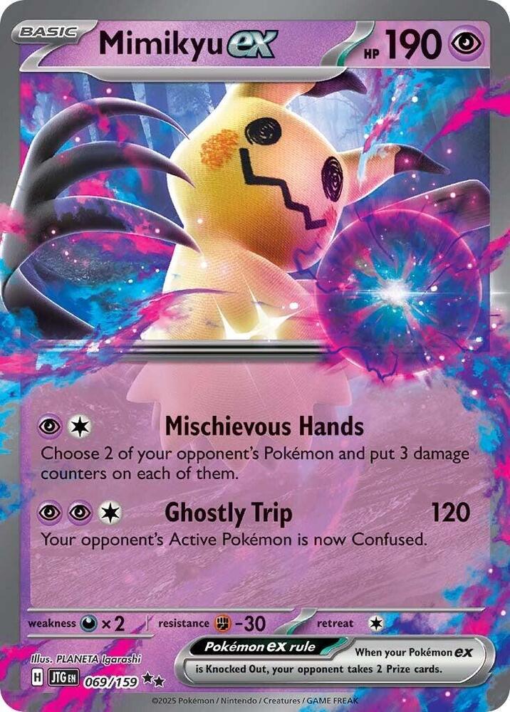 Mimikyu EX 069/159 - Monster Mart - Pokémon Cards Australia