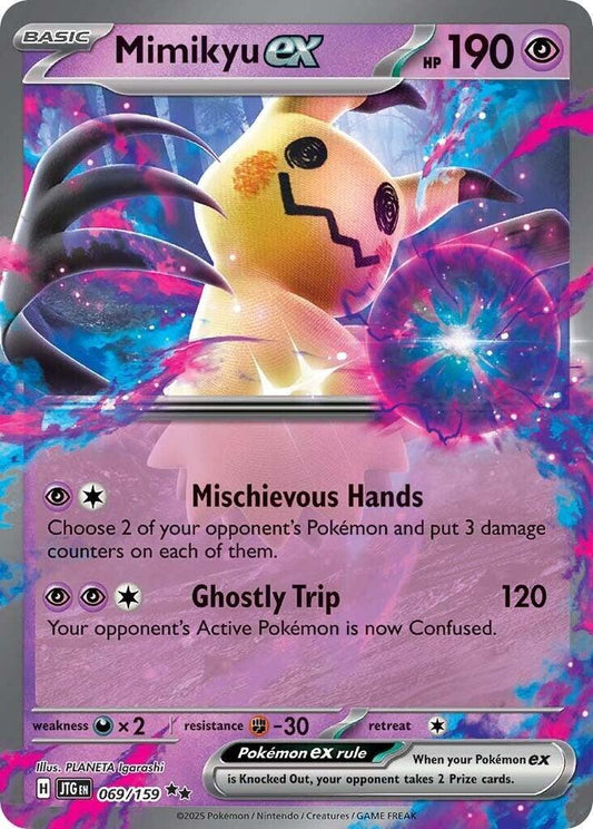 Mimikyu EX 069/159 - Monster Mart - Pokémon Cards Australia