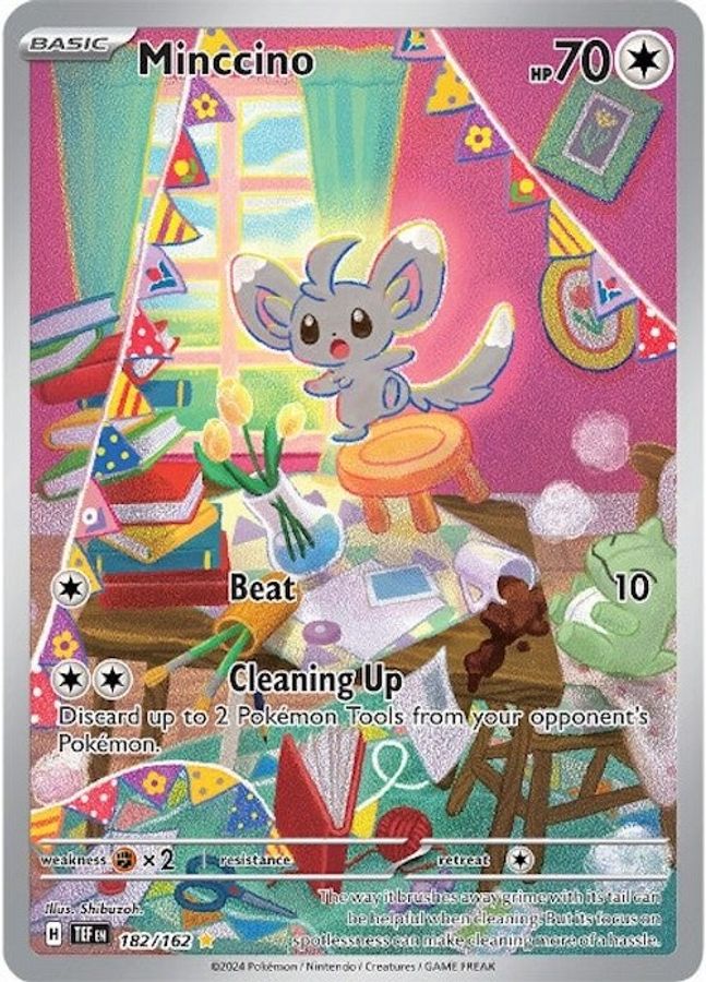 Minccino 182/162 - Monster Mart - Pokémon Cards Australia