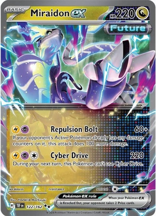 Miraidon EX 122/162 - Monster Mart - Pokémon Cards Australia