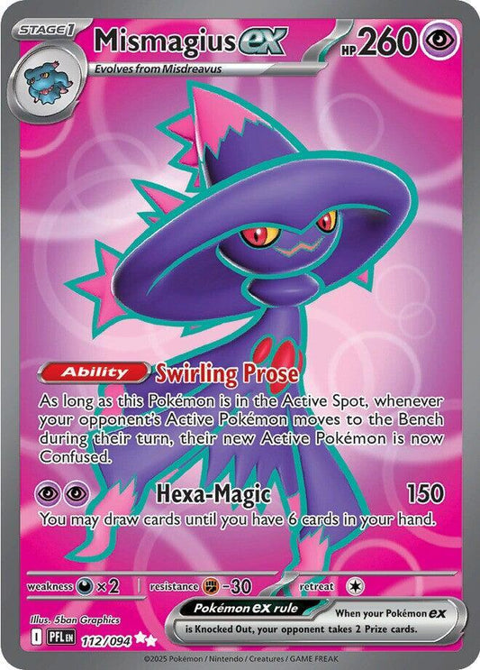 Mismagius EX 112/094 - Monster Mart - Pokémon Cards Australia