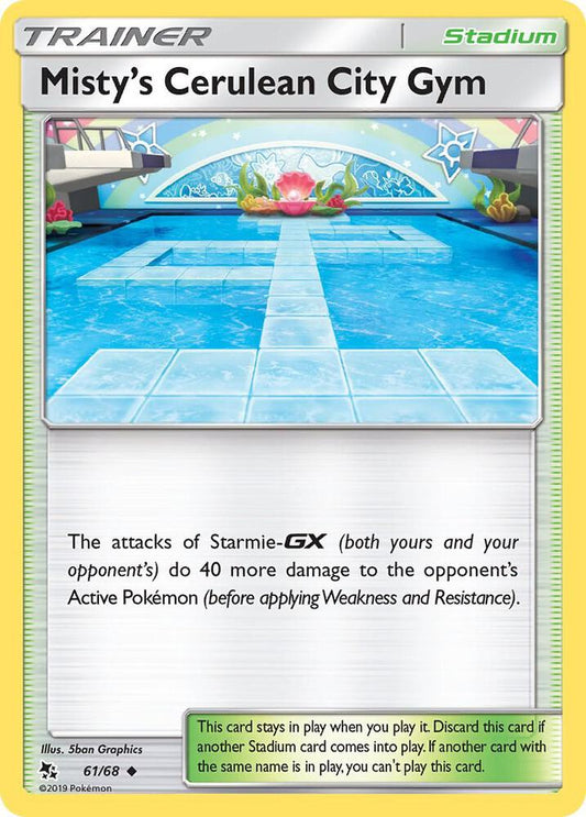 Misty's Cerulean City Gym Reverse Holo 61/68 - Monster Mart - Pokémon Cards Australia