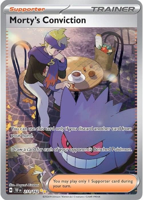 Morty's Conviction 211/162 - Monster Mart - Pokémon Cards Australia
