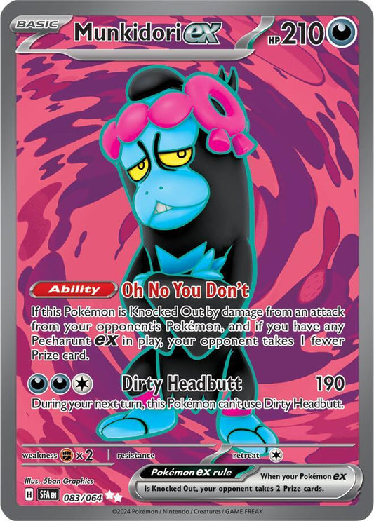 Munkidori EX 083/064 - Monster Mart - Pokémon Cards Australia